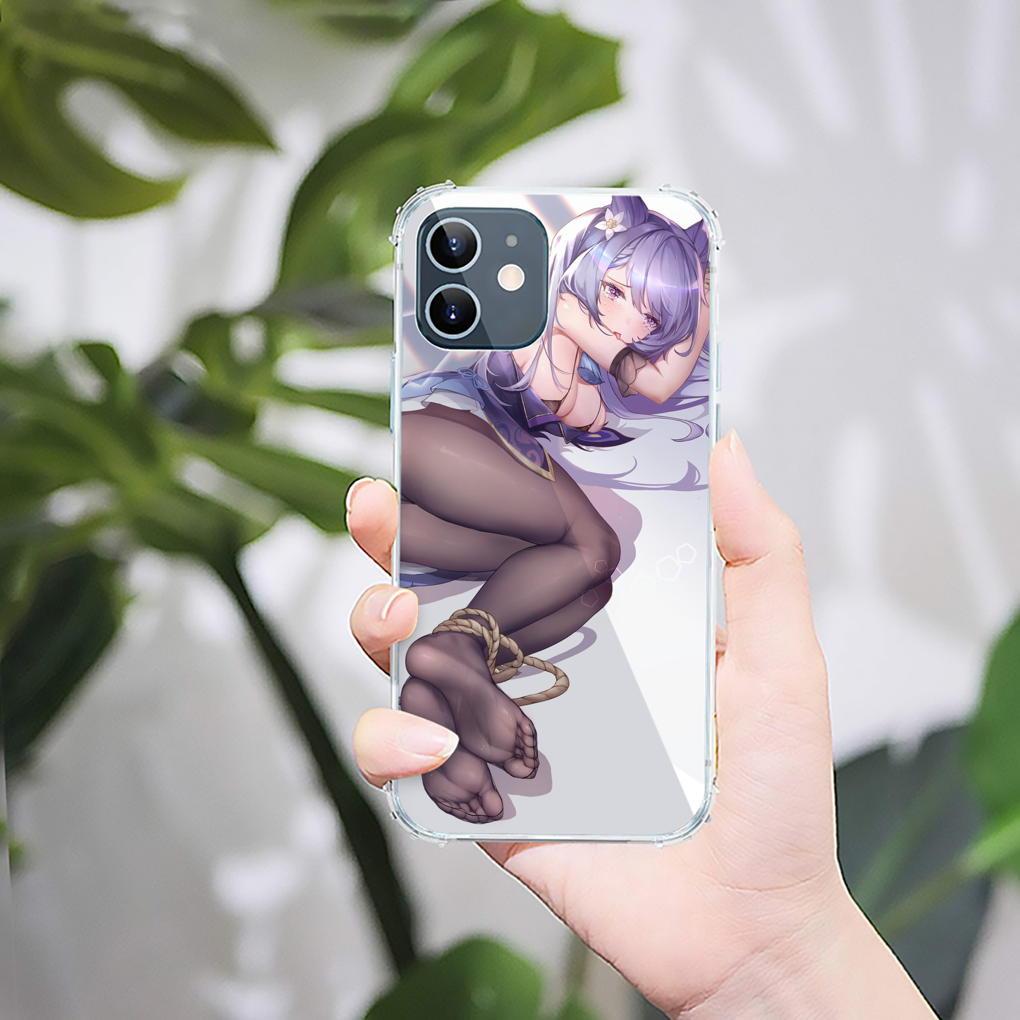 げんし神 genshin 【iPhone 12シリーズ対応】透明スマホケース（クリアソフトケース）